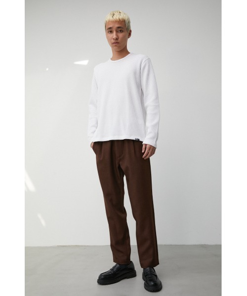 HEAVY WAFFLE PULLOVER/ヘビーワッフルプルオーバー（Tシャツ/カットソー）｜AZUL BY MOUSSY（アズールバイマウジー）