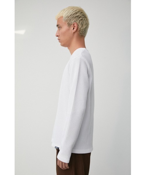 HEAVY WAFFLE PULLOVER/ヘビーワッフルプルオーバー（Tシャツ/カットソー）｜AZUL BY MOUSSY（アズールバイマウジー）