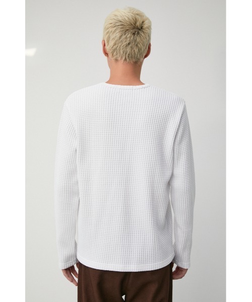 HEAVY WAFFLE PULLOVER/ヘビーワッフルプルオーバー（Tシャツ/カットソー）｜AZUL BY MOUSSY（アズールバイマウジー）