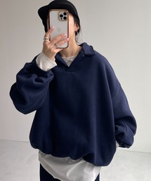 wee9s | over size volume sleeve sweat / オーバーサイズボリュームスリーブスウェット(スウェット)