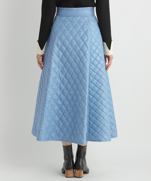 Andemiu（アンデミュウ）の「キルティングスカート180388（スカート・レディース・ブラック/ブルー/アイボリー・MEDIUM/SMALL）」の11枚目の写真