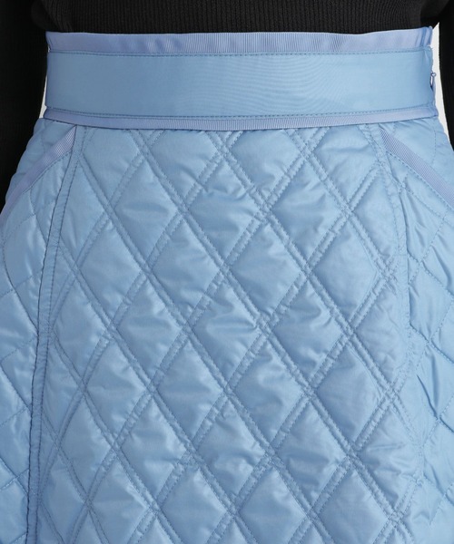 Andemiu（アンデミュウ）の「キルティングスカート180388（スカート・レディース・ブラック/ブルー/アイボリー・MEDIUM/SMALL）」の13枚目の写真