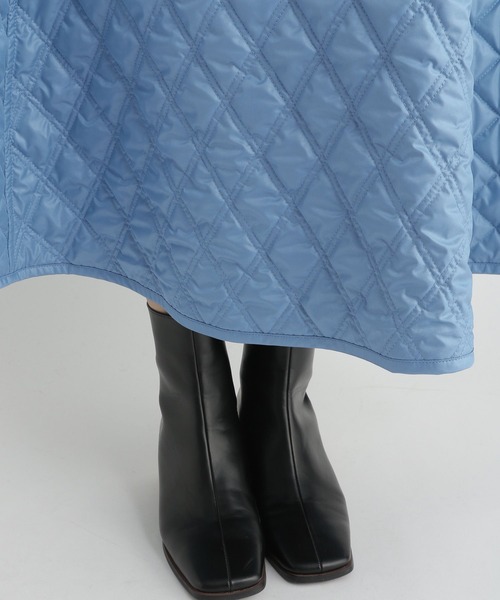 Andemiu（アンデミュウ）の「キルティングスカート180388（スカート・レディース・ブラック/ブルー/アイボリー・MEDIUM/SMALL）」の15枚目の写真