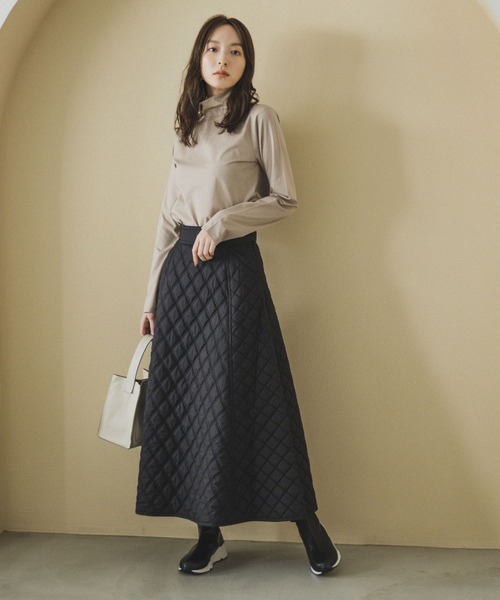 Andemiu（アンデミュウ）の「キルティングスカート180388（スカート