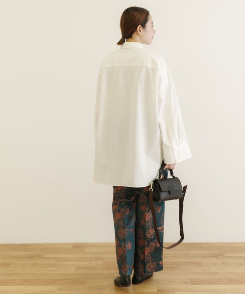 URBAN RESEARCH(アーバンリサーチ)の「コットンブロードワイドスリーブシャツ(シャツ/ブラウス・レディース・ホワイト/ピンク/ストライプ・FREE)」の14枚目の写真