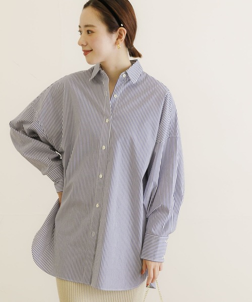 URBAN RESEARCH(アーバンリサーチ)の「コットンブロードワイドスリーブシャツ(シャツ/ブラウス・レディース・ホワイト/ピンク/ストライプ・FREE)」の17枚目の写真