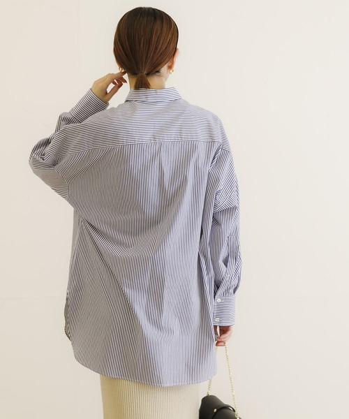 URBAN RESEARCH(アーバンリサーチ)の「コットンブロードワイドスリーブシャツ(シャツ/ブラウス・レディース・ホワイト/ピンク/ストライプ・FREE)」の20枚目の写真