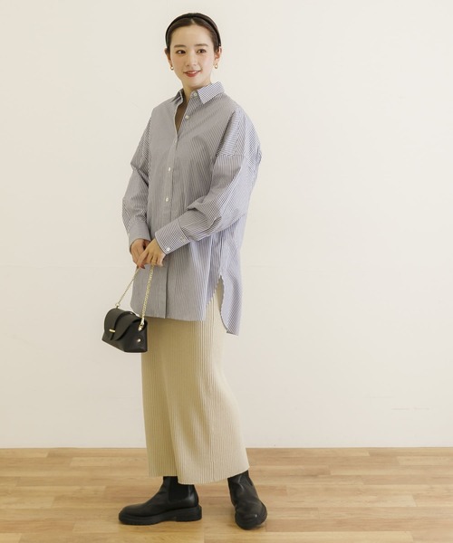 URBAN RESEARCH(アーバンリサーチ)の「コットンブロードワイドスリーブシャツ(シャツ/ブラウス・レディース・ホワイト/ピンク/ストライプ・FREE)」の21枚目の写真