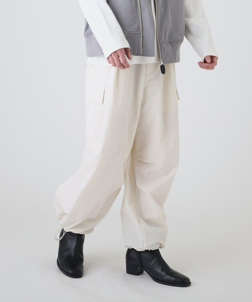 tk.TAKEO KIKUCHI(ティーケータケオキクチ)の「◆バギーカーゴパンツ(その他パンツ・メンズ・ブラック/ダークグリーン/オフホワイト・01/02/03)」の18枚目の写真