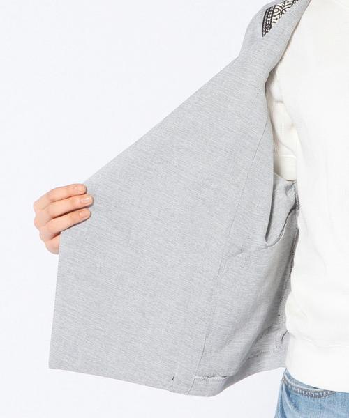 Another Edition（アナザーエディション）の「テープジャカードカーディガン/AEBC TAPE JQD CGN◆（カーディガン/ボレロ・レディース・グレー/ネイビー・フリー）」の11枚目の写真