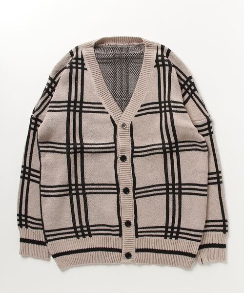 NEW GENTLEMAN（ニュージェントルマン）の「クロスオーバー ルーズカーディガン（カーディガン/ボレロ・メンズ・ブラック/ベージュ・M/L）」の22枚目の写真