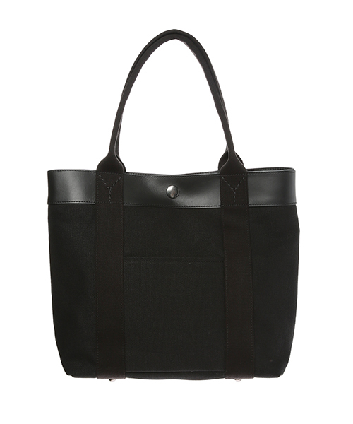 discord Yohji Yamamoto（ディスコード　ヨウジヤマモト）の「Canvas Bucket Tote Bag キャンバスポケットトートバッグ（トートバッグ・レディース・ベージュ/ブラック・FREE）」の2枚目の写真