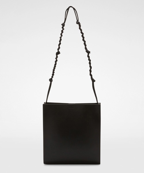 JIL SANDER(ジルサンダー)の「TANGLE MD(ショルダーバッグ・メンズ・ブラック/グレー系/ブラック系/ブラック×ブラック・UNI/SMALL)」の1枚目の写真