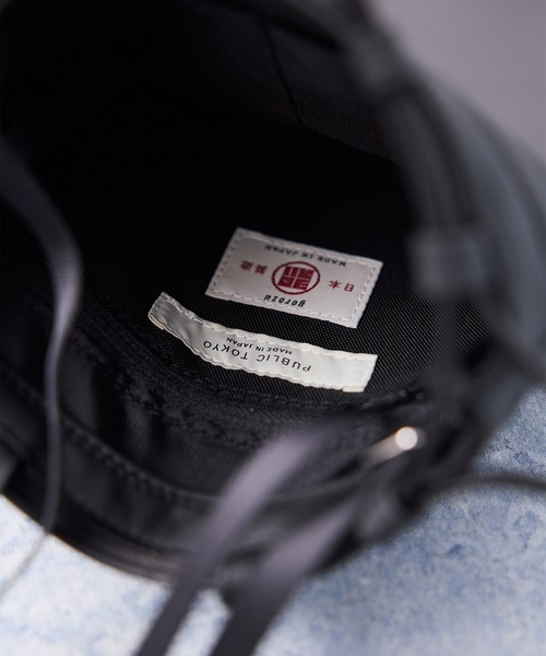 PUBLIC TOKYO YOROZU別注　ポリカーボネート　巾着バッグ　美品 PUBLIC TOKYO（パブリックトウキョウ）の「【YOROZU別注