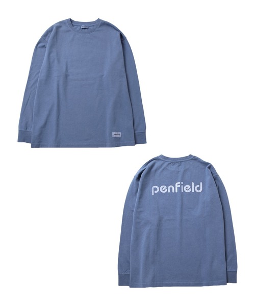 GLAZOS（グラソス）の「【Penfield】USAコットン・ピグメントTシャツ（Tシャツ/カットソー・キッズ・チャコールグレー/ブルー/パープル/ブラウン・150cm/170cm/160cm/140cm）」の3枚目の写真