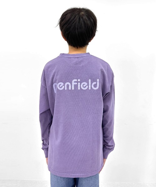 GLAZOS（グラソス）の「【Penfield】USAコットン・ピグメントTシャツ（Tシャツ/カットソー・キッズ・チャコールグレー/ブルー/パープル/ブラウン・150cm/170cm/160cm/140cm）」の15枚目の写真