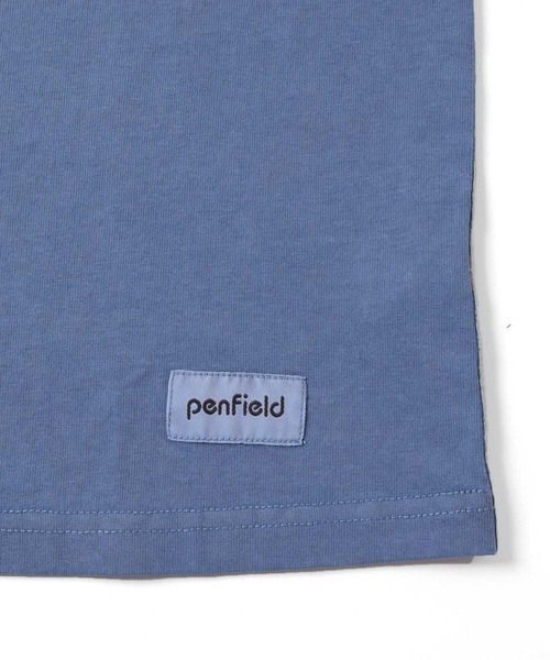 GLAZOS（グラソス）の「【Penfield】USAコットン・ピグメントTシャツ（Tシャツ/カットソー・キッズ・チャコールグレー/ブルー/パープル/ブラウン・150cm/170cm/160cm/140cm）」の8枚目の写真