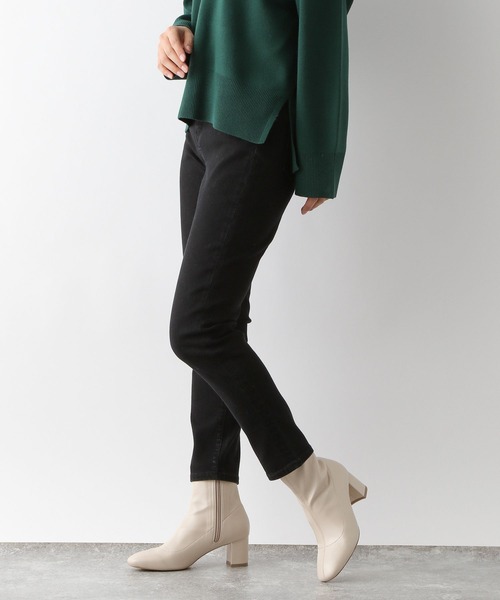 GLOBAL WORK（グローバルワーク）の「GOODデニムウツクシルエットスリムパンツ/166193（デニムパンツ・レディース・ネイビー/サックスブルー/ブラック/ブラック系その他・SMALL/MEDIUM/LARGE/X-SMALL）」の8枚目の写真