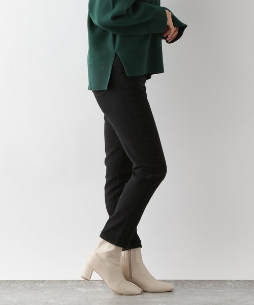 GLOBAL WORK（グローバルワーク）の「GOODデニムウツクシルエットスリムパンツ/166193（デニムパンツ・レディース・ネイビー/サックスブルー/ブラック/ブラック系その他・SMALL/MEDIUM/LARGE/X-SMALL）」の12枚目の写真