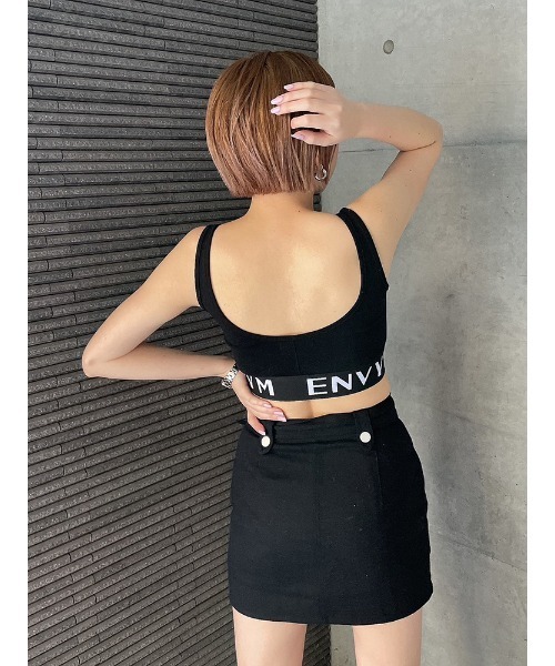 ENVYM（アンビー）の「ＥＮＶＹＭロゴタンク（タンクトップ・レディース・ブルー/グレー/ホワイト/ブラック・FREE）」の20枚目の写真