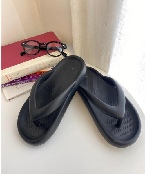 WEGO（ウィゴー）の「WEGO/カラーフリップサンダル（サンダル・レディース・ブルー/ピンク/ライトパープル/ホワイト/ブラック・MEDIUM/LARGE）」の20枚目の写真