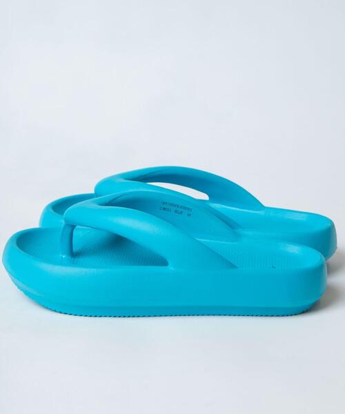 WEGO（ウィゴー）の「WEGO/カラーフリップサンダル（サンダル・レディース・ブルー/ピンク/ライトパープル/ホワイト/ブラック・MEDIUM/LARGE）」の10枚目の写真