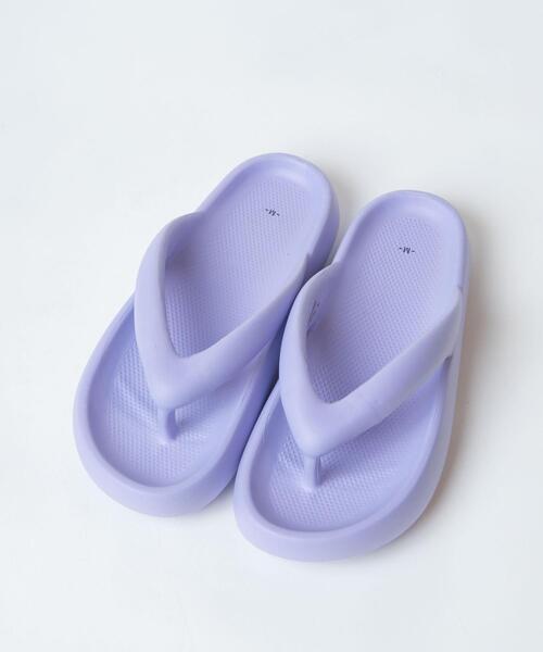 WEGO（ウィゴー）の「WEGO/カラーフリップサンダル（サンダル・レディース・ブルー/ピンク/ライトパープル/ホワイト/ブラック・MEDIUM/LARGE）」の16枚目の写真