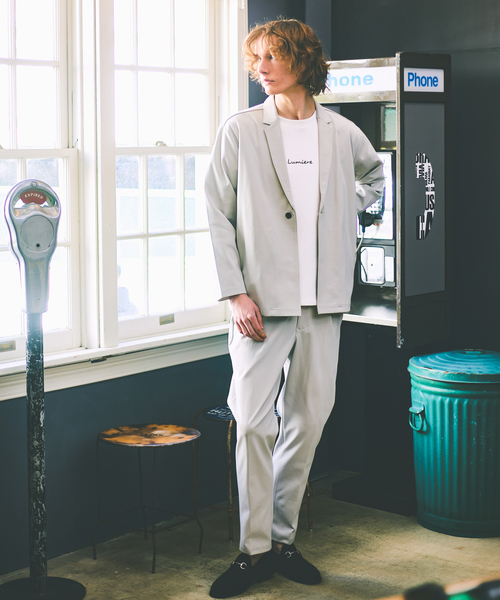 ABAHOUSE GRAY（アバハウスグレイ）の「【セットアップ対応】エアリー ダンボール パンツ（その他パンツ・メンズ・ブラック/ネイビー/モカ/グレイッシュベージュ・46/48/50）」の14枚目の写真