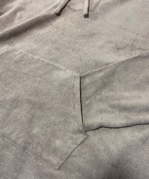 Alil（アリル）の「【Alil】パイル メキシカンパーカー 大人カジュアル（パーカー・メンズ・グレイッシュベージュ/ブラック・SMALL/MEDIUM/LARGE）」の17枚目の写真