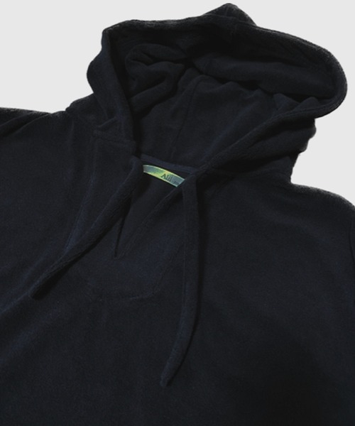 Alil（アリル）の「【Alil】パイル メキシカンパーカー 大人カジュアル（パーカー・メンズ・グレイッシュベージュ/ブラック・SMALL/MEDIUM/LARGE）」の12枚目の写真