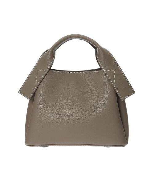 Te chichi（テチチ）の「リボンハンドルミディバッグ（ハンドバッグ・レディース・ブラック/モカ/オフホワイト・ﾌﾘ-）」の6枚目の写真