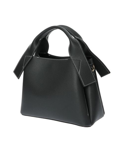 Te chichi（テチチ）の「リボンハンドルミディバッグ（ハンドバッグ・レディース・ブラック/モカ/オフホワイト・ﾌﾘ-）」の9枚目の写真