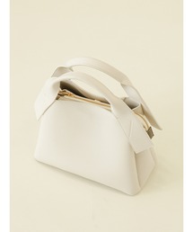 リボンハンドルミディバッグ