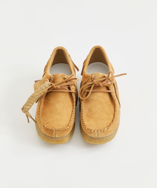【新品】Clarks x INSCRIREコラボ ワラビー Wallabee 初のコラボレーション！INSCRIRE×ClarksOriginals フリンジがポイント