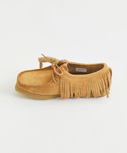 [新品]26cm CLARKS INSCRIRE WALLABEE ベージュ INSCRIRE/アンスクリア】INSCRIRE×Clarks Wallabee/アンスクリア