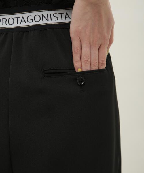 PROTAGONISTA(プロタゴニスタ)の「PROTAGONISTA/イージーパンツ(その他パンツ・レディース・ブラック/ベージュ・1)」の20枚目の写真