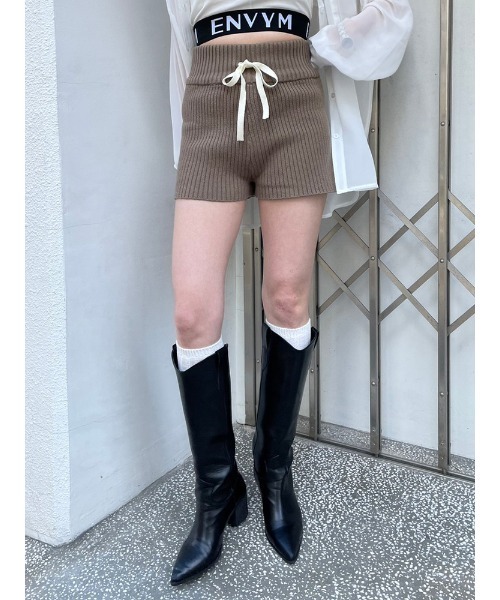 ENVYM（アンビー）の「ニットＳＰＴ（その他パンツ・レディース・ベージュ/グレー/ブラック・FREE）」の3枚目の写真