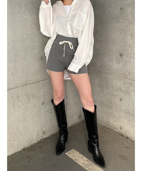 ENVYM（アンビー）の「ニットＳＰＴ（その他パンツ・レディース・ベージュ/グレー/ブラック・FREE）」の4枚目の写真