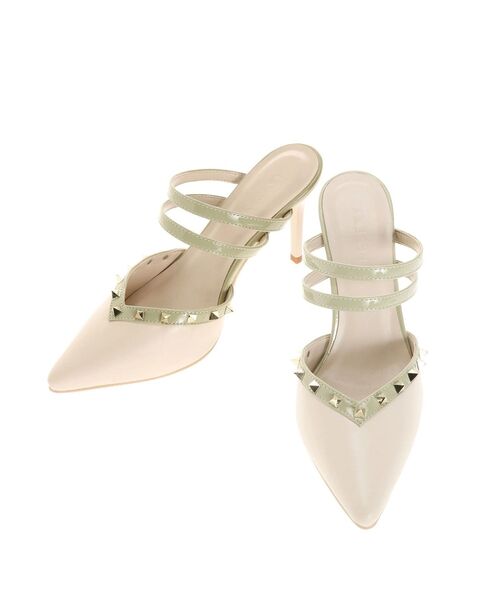 RESEXXY(リゼクシー)の「スタッズピンヒールミュール(パンプス・レディース・ホワイト/ミント/ブラック・LARGE/MEDIUM/SMALL)」の20枚目の写真