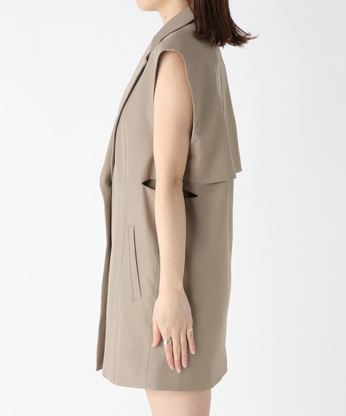 Heather（ヘザー）の「カットアウトベスト　194479（ベスト・レディース・ブラック/グレー/アイボリー・FREE）」の14枚目の写真