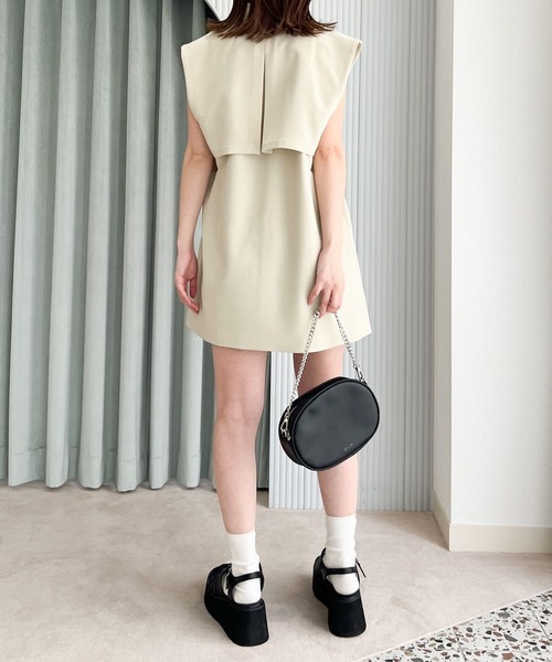 【関税込み】HommeGirls ベージュ レイヤード トラウザーズ 楽天市場】【SALE 50%OFF】[yar-22ss-op8]Yarmo(ヤーモ) Smock