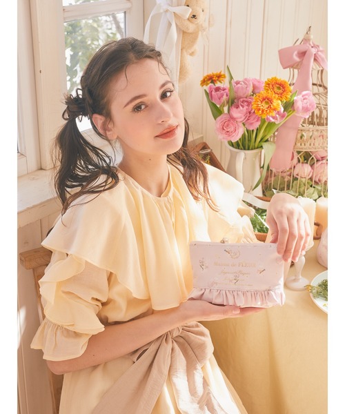 Maison de FLEUR（メゾンドフルール）の「ラビットプリントフリル