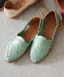 WOVEN (ウーヴン) / メキシコ製 レザー メッシュ スリッポン サンダル ESCOON2