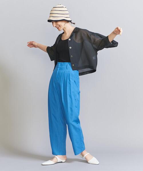 BEAUTY&YOUTH UNITED ARROWS（ビューティーアンドユースユナイテッドアローズ）の「ニット クロシェ ハット -ウォッシャブル-（ハット・レディース・ベージュ/その他1/ケリー・FREE）」の6枚目の写真