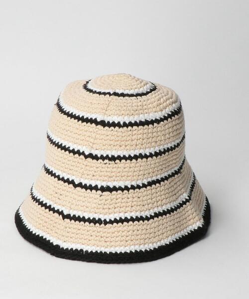 BEAUTY&YOUTH UNITED ARROWS（ビューティーアンドユースユナイテッドアローズ）の「ニット クロシェ ハット -ウォッシャブル-（ハット・レディース・ベージュ/その他1/ケリー・FREE）」の17枚目の写真