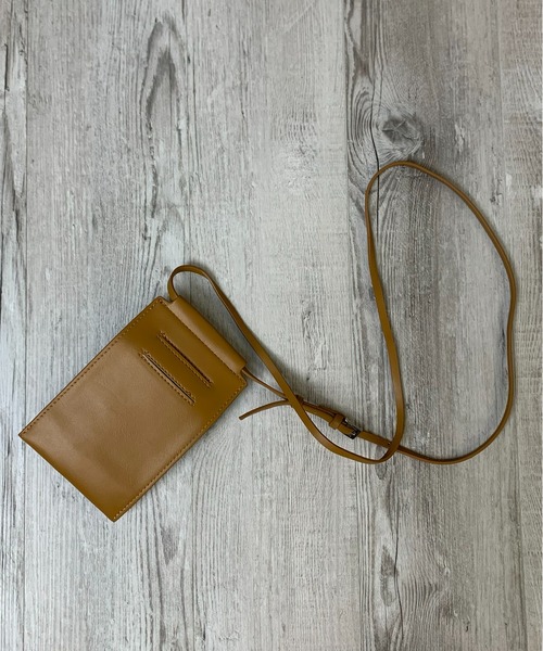 mi via loca（ミヴィアロカ）の「ポケット付きミニポシェット　スマホショルダーバッグ（ショルダーバッグ・レディース・グリーン/ライトグリーン/ライトブラウン/ブラック・FREE）」の10枚目の写真