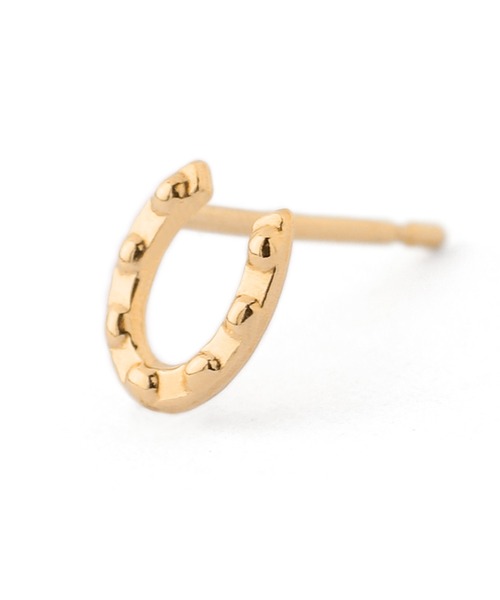 ANEMONE（アネモネ）の「ホースシューピアス[K10]（ピアス（両耳用）・レディース・ゴールド・FREE）」の5枚目の写真