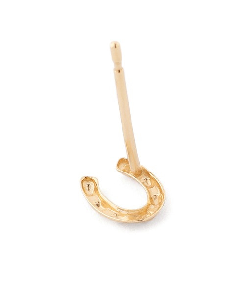 ANEMONE（アネモネ）の「ホースシューピアス[K10]（ピアス（両耳用）・レディース・ゴールド・FREE）」の2枚目の写真