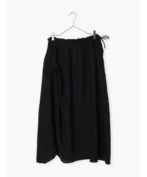 TSUHARU by Samansa Mos2 | フレンチリネンサイドタックスカート(スカート)