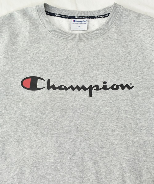 Champion(チャンピオン)の「【ヴィンテージ古着】Champion / チャンピオン ロゴプリント クルーネックスウェット(スウェット・メンズ・グレー・X-LARGE)」の9枚目の写真